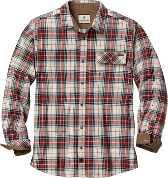 Plaid flannel shirt for men — soft, warm fall layering piece