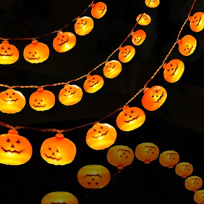 LED Halloween pumpkin room decorations