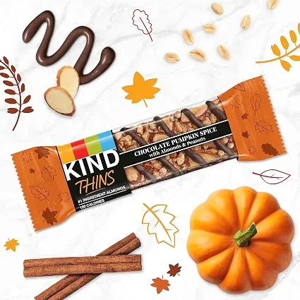 KIND pumpkin spice chocolate bars
