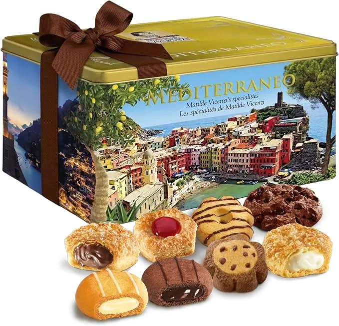 Vicenzi Roma cookie tin
